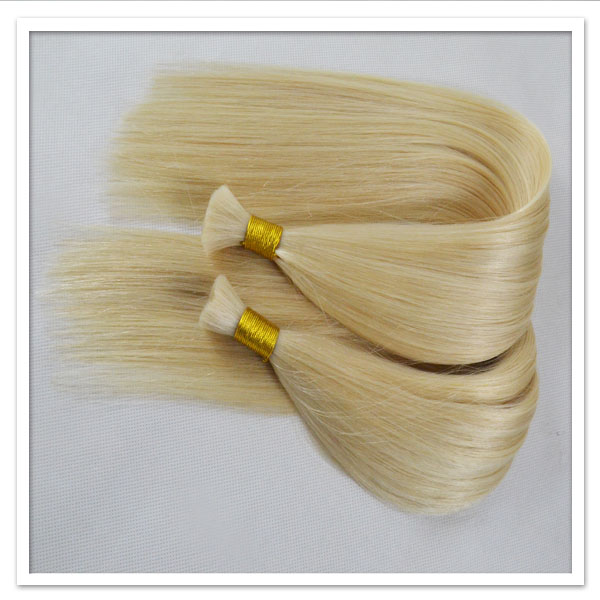 Blonde #613 European bulk hair LJ160